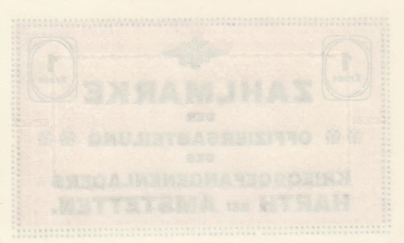 1 krone Amstetten from Austria, P-unlisted () — image 2