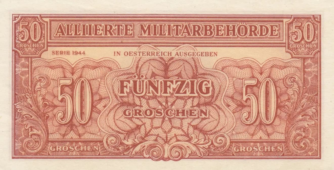 50 groschen 1944 from Austria, P-102b