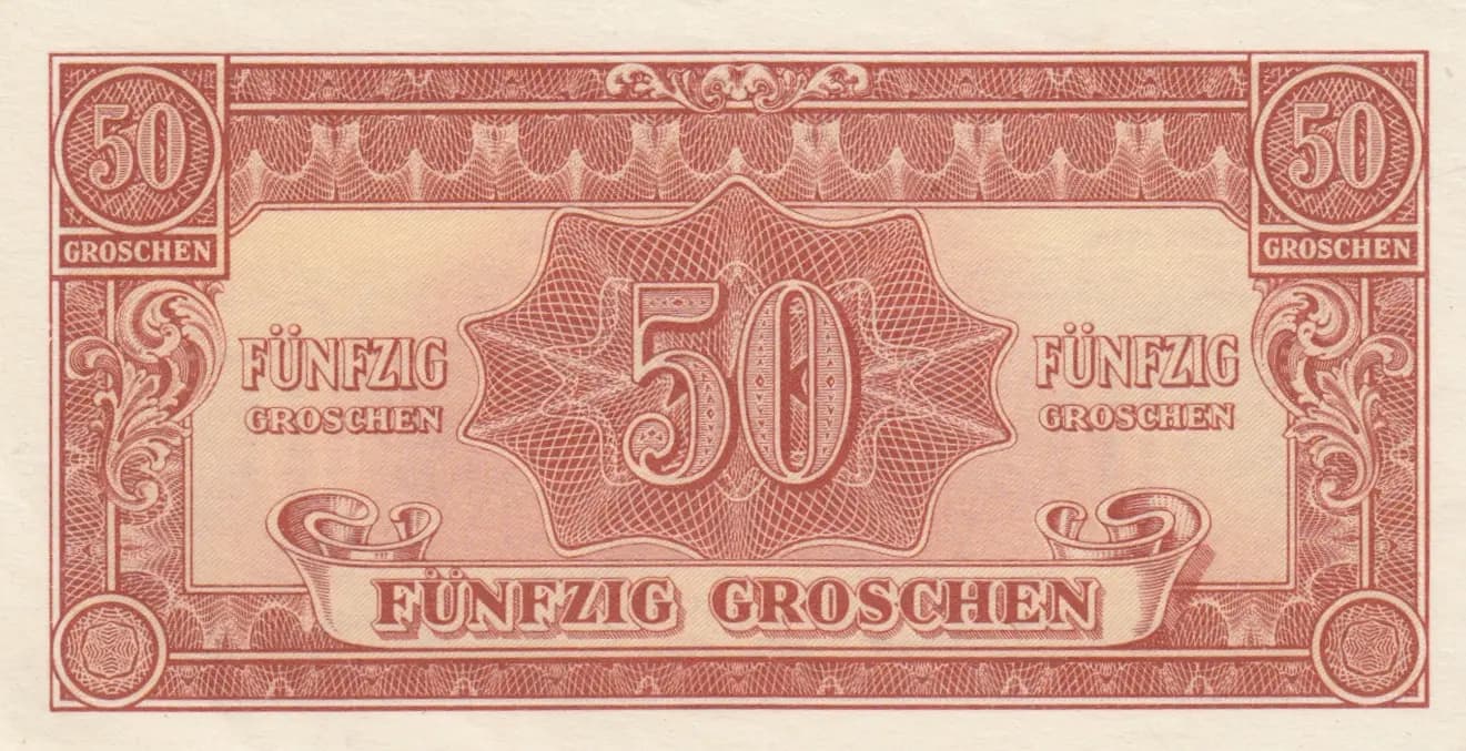 50 groschen 1944 from Austria, P-102b (1944) — image 2