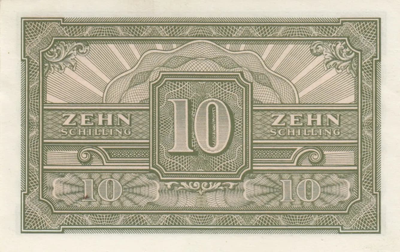10 shillings 1944 from Austria, P-106 (1944) — image 2