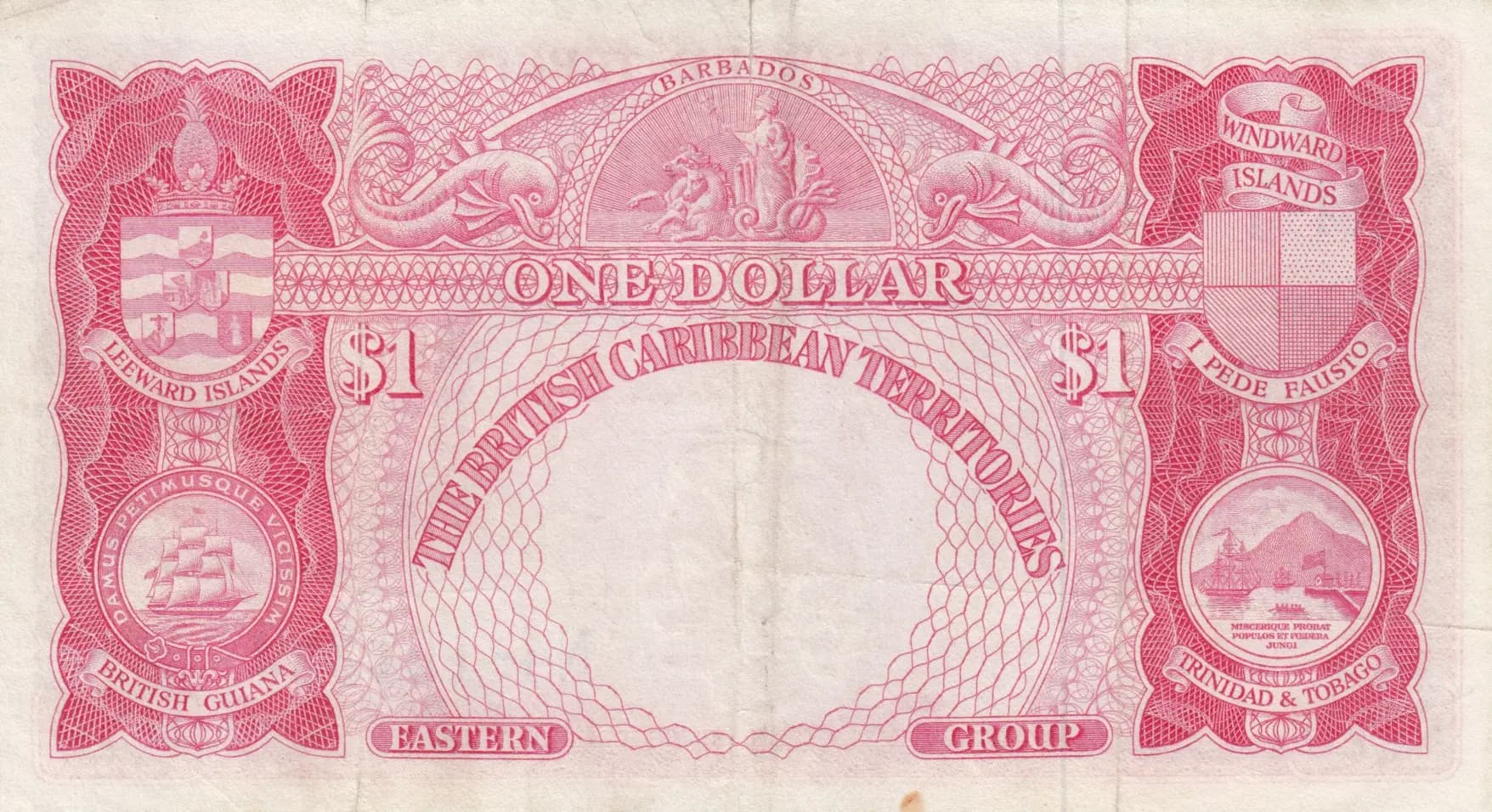 1 dollar 1963 from British Caribbean Territories, P-7c (1963) — image 2