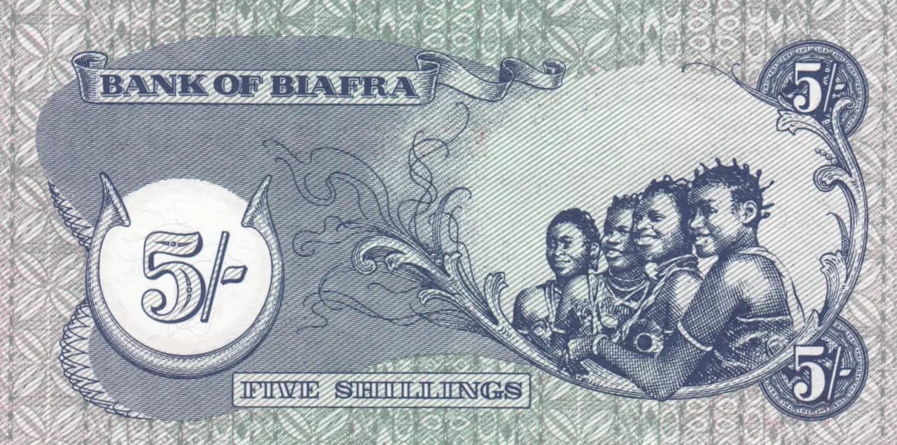 5 shillings 1969 from Biafra, P-3a (1969) — image 2