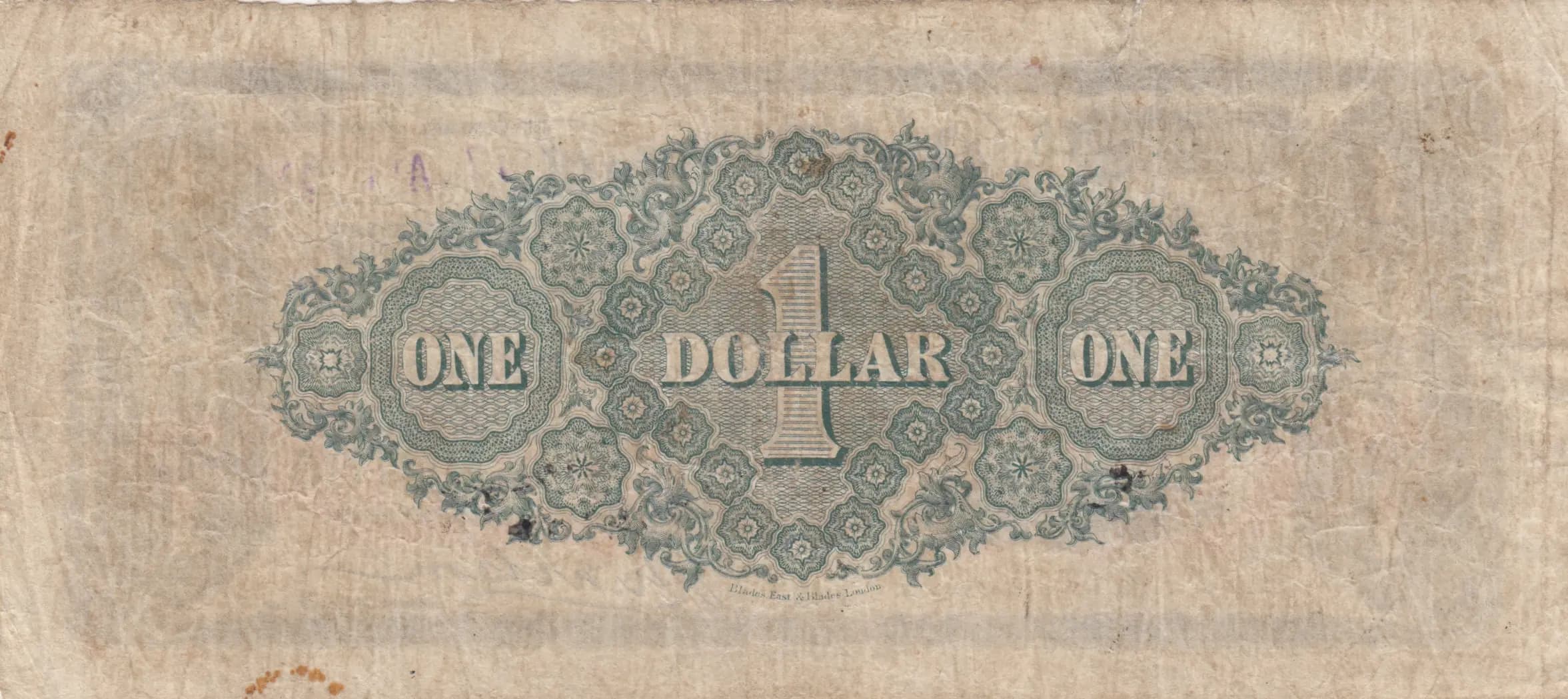 1 dollar 19xx from British North Borneo, P-3 () — image 2