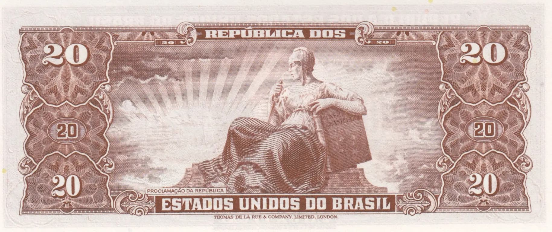 20 cruxeiros 1962 from Brazil, P-178 (1962) — image 2