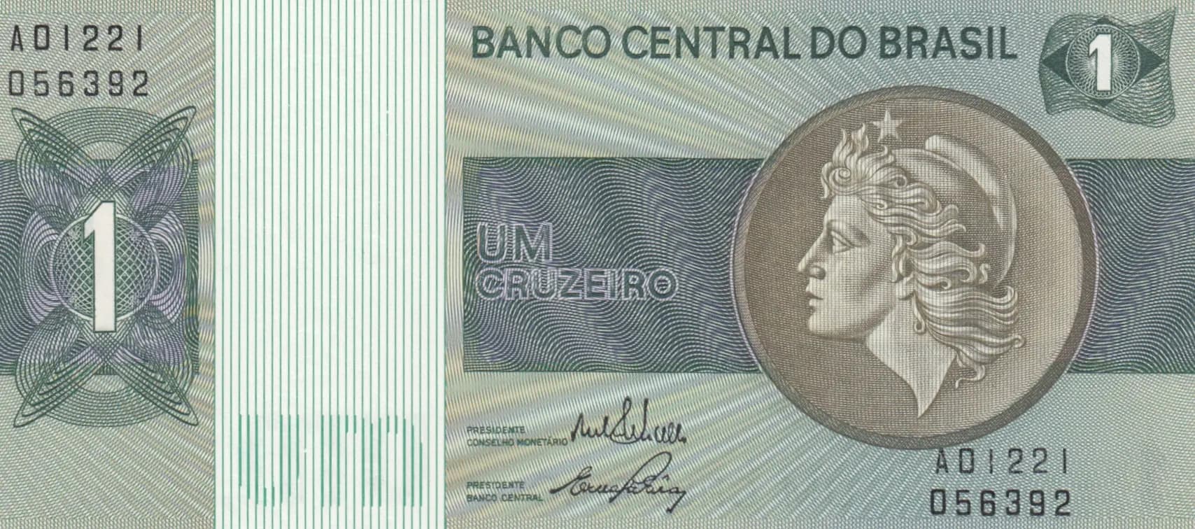 1 cruzeiro 1970 from Brazil, P-191 (1970) — image 1
