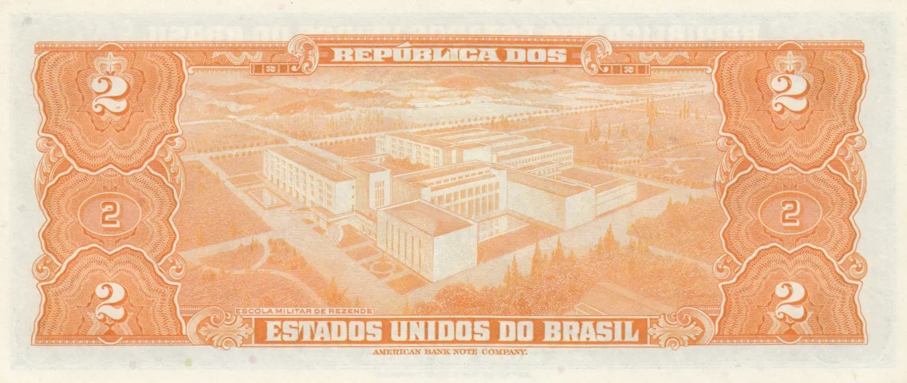 2 cruzeiros 1956 from Brazil, P-151b (1956) — image 2