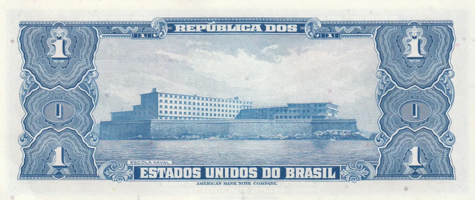 1 cruzeiro 1954 from Brazil, P-150a (1954) — image 2