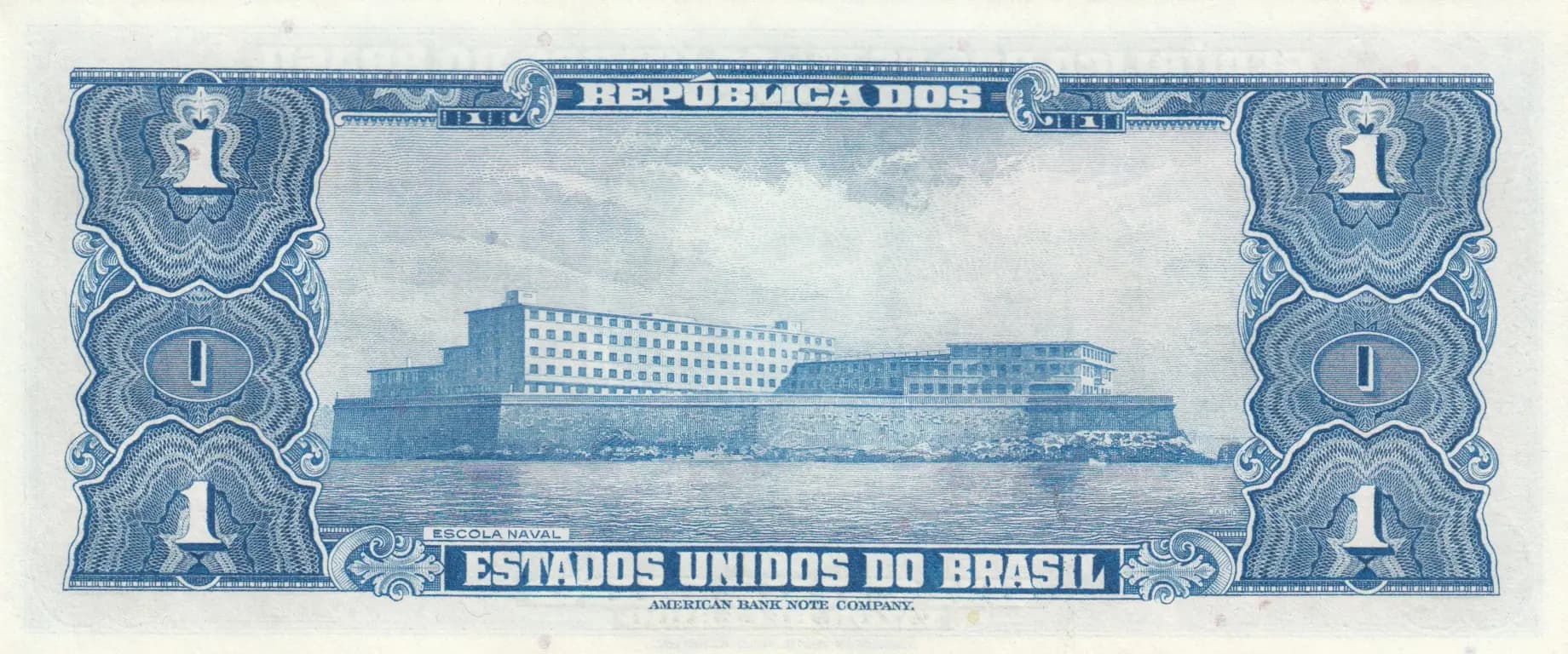 1 cruzeiro 1954 from Brazil, P-150c (1954) — image 2