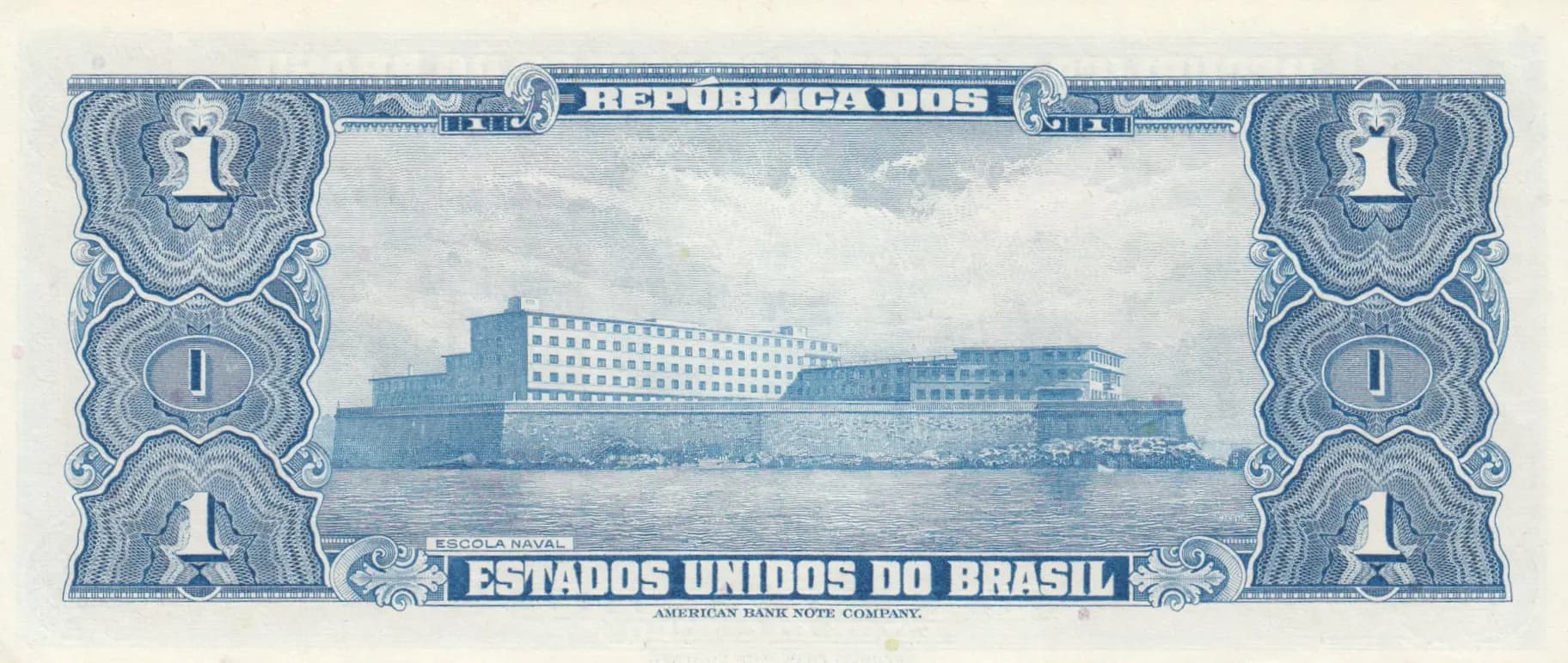 1 cruzeiro 1954 from Brazil, P-150d (1954) — image 2