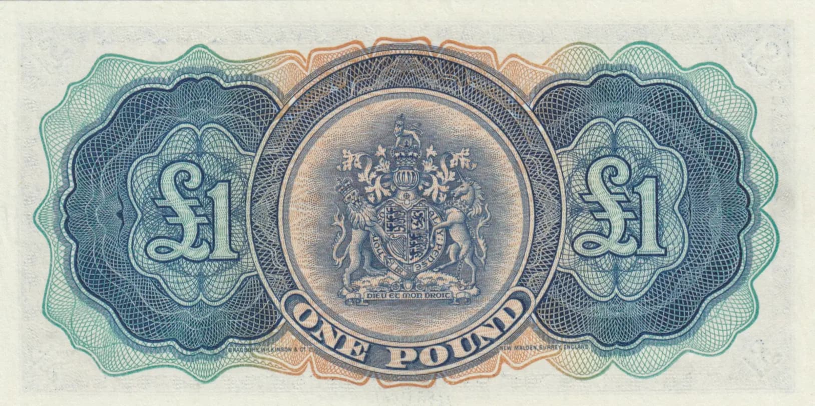 1 pound 1957 from Bermuda, P-20b (1957) — image 2