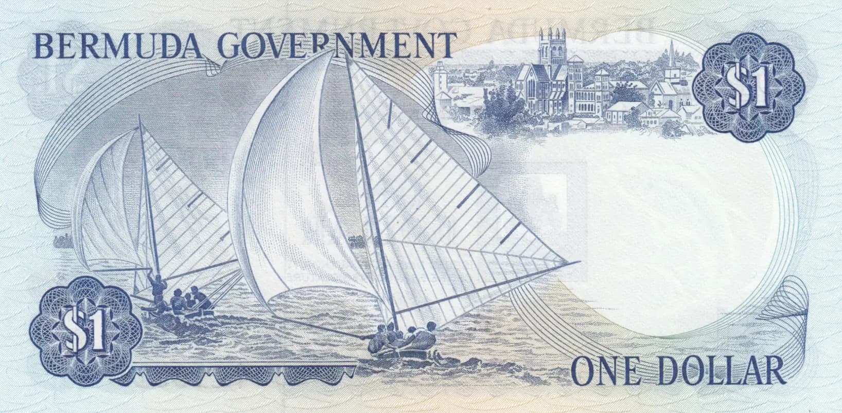 1 dollar 1970 from Bermuda, P-23 (1970) — image 2