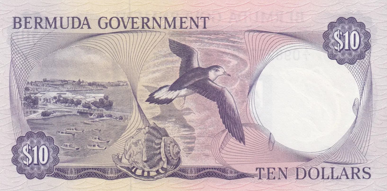 10 dollars 1970 from Bermuda, P-25 (1970) — image 2