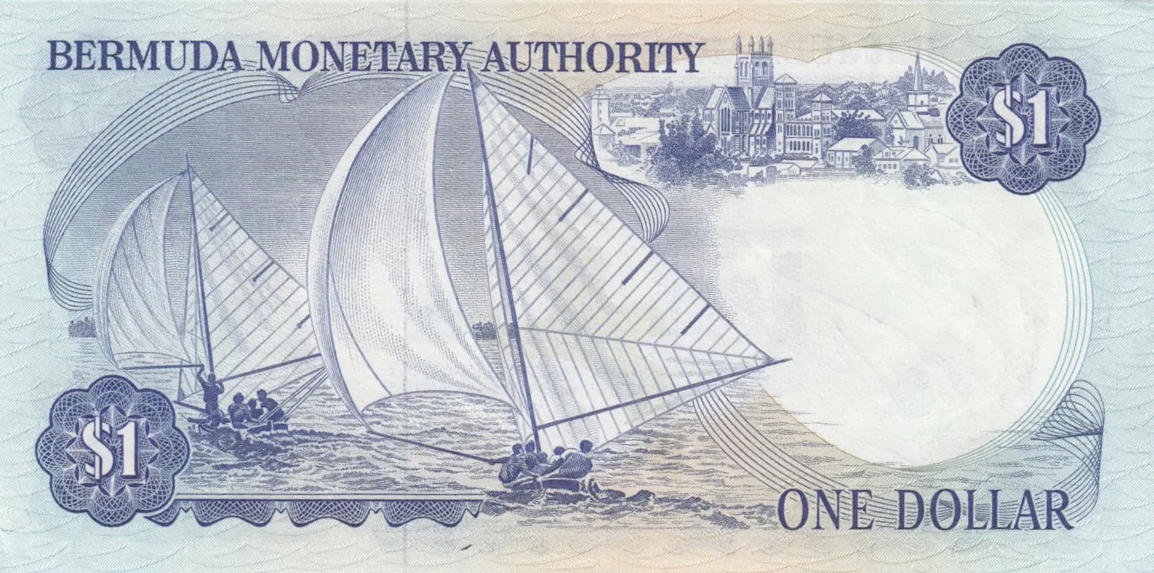 1 dollar 1975 from Bermuda, P-28a (1975) — image 2