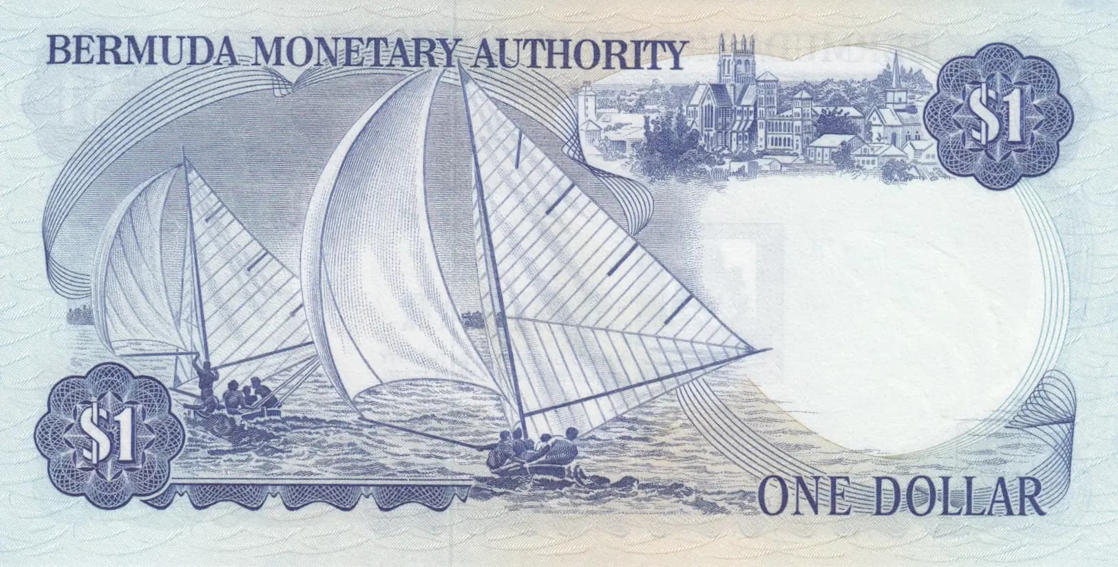 1 dollar 1975 from Bermuda, P-28a (1975) — image 2