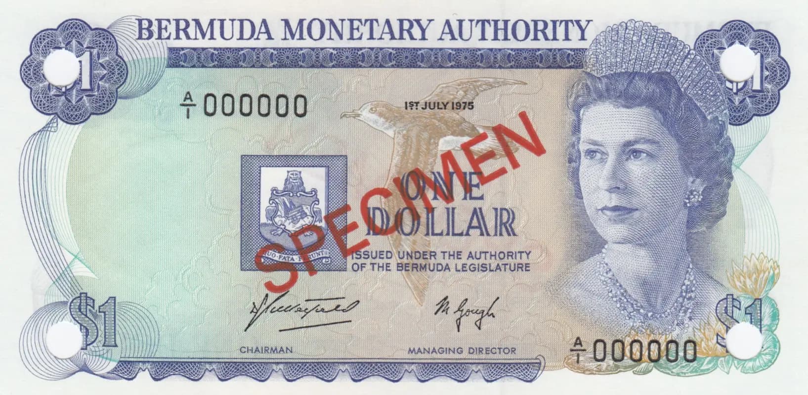 1 dollar 1978 from Bermuda, P-28b