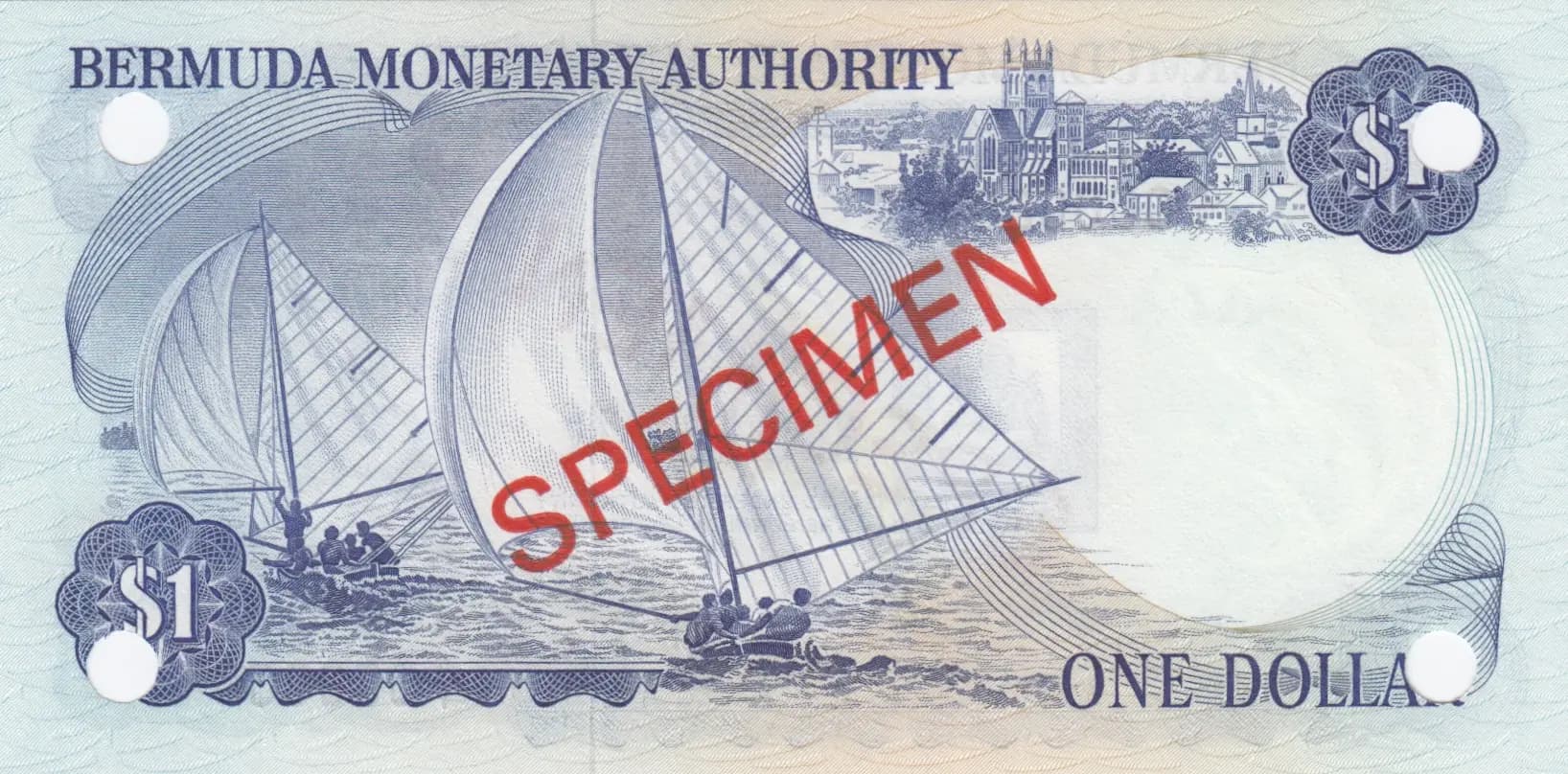 1 dollar 1978 from Bermuda, P-28b (1978) — image 2