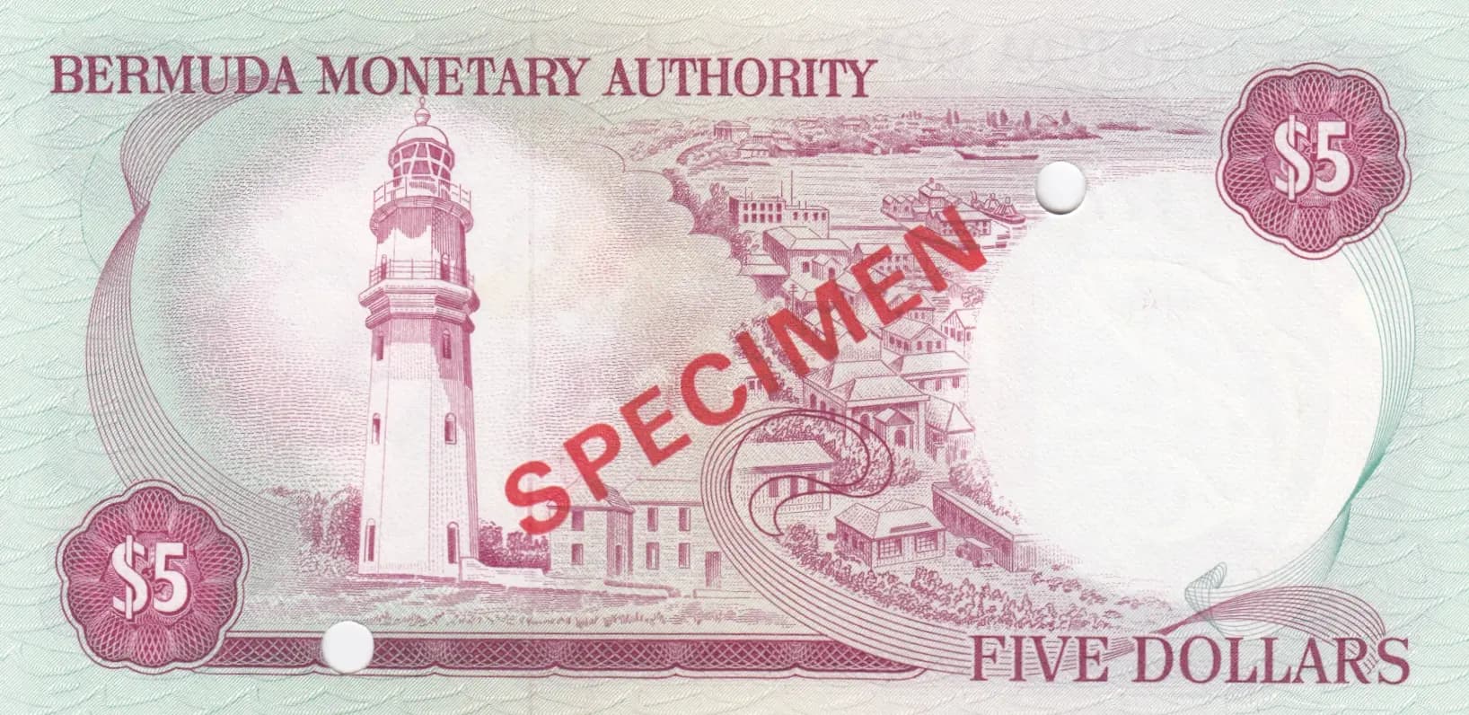 5 dollars 1978 from Bermuda, P-29as (1978) — image 2