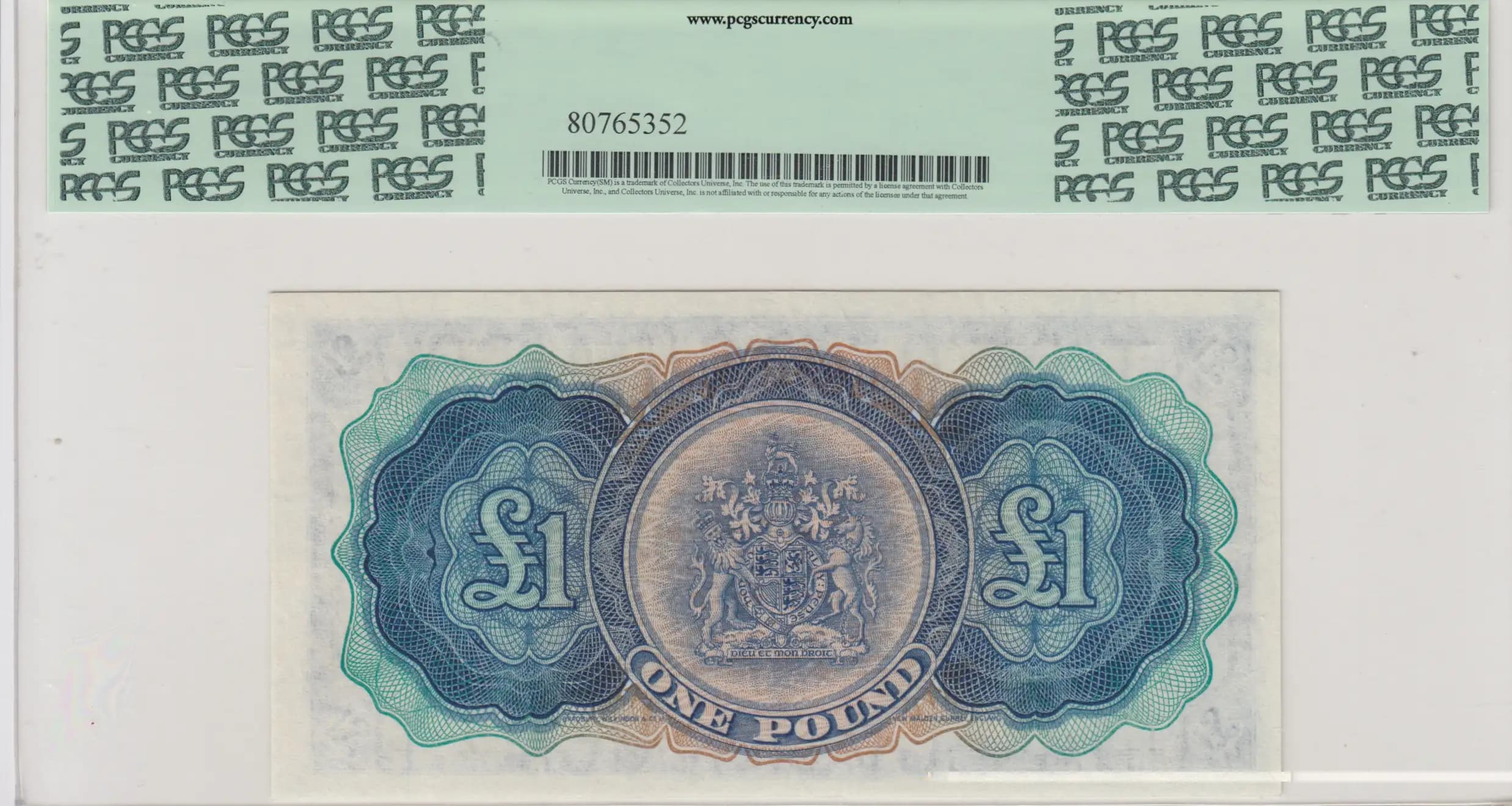 1 pound 1966 from Bermuda, P-20d (1966) — image 2