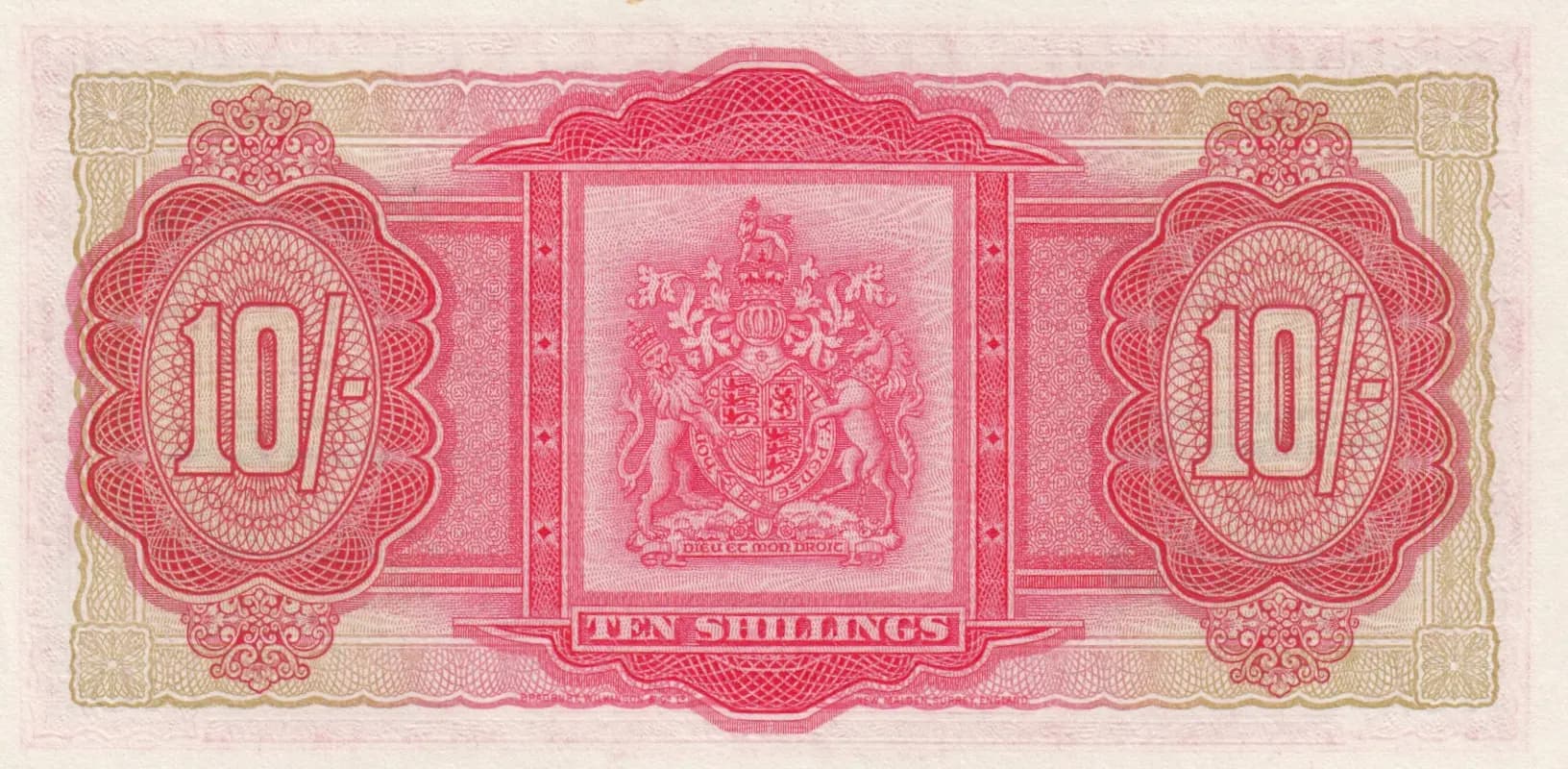 10 shillings 1966 from Bermuda, P-19c (1966) — image 2