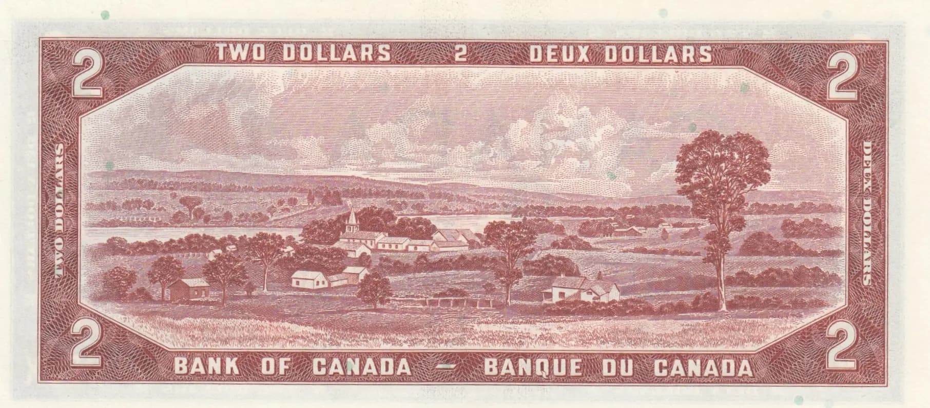 2 dollars 1954 replacement from Canada, P-76b* (1954) — image 2