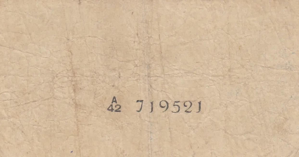 50 cents 1948 from Sri Lanka, P-45a (1948) — image 2