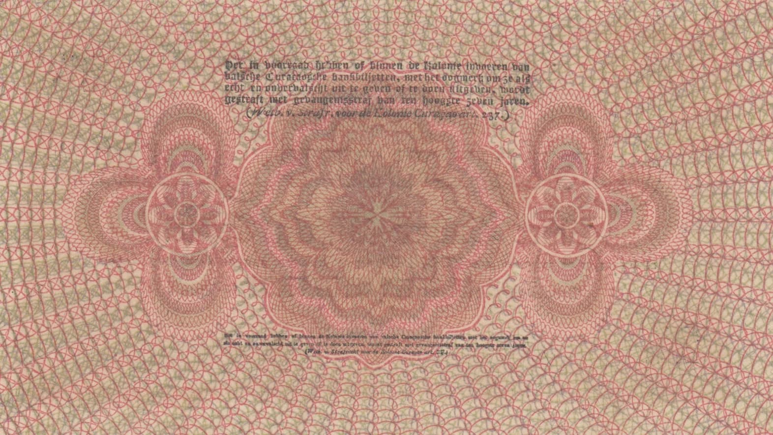 2 1/2 gulden 1920 from Curacao, P-7Cr (1920) — image 2