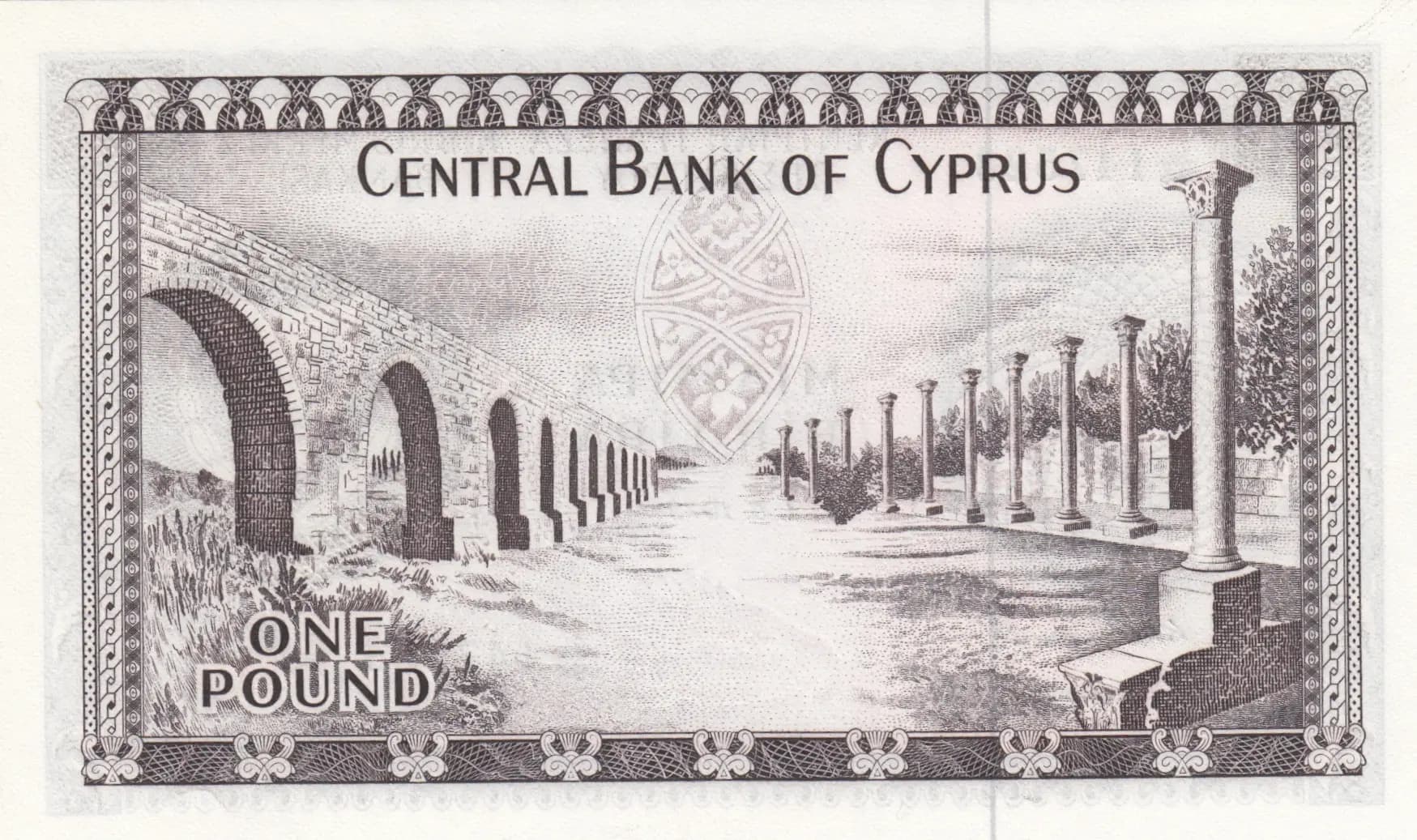 1 pound 1978 from Cyprus, P-43c (1978) — image 2