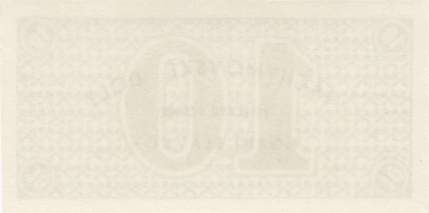 10 korun 1945 from Czechoslovakia, P-unlisted (1945) — image 2