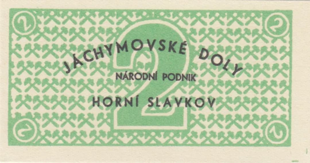 2 korun 1945 from Czechoslovakia, P-unlisted (1945) — image 1
