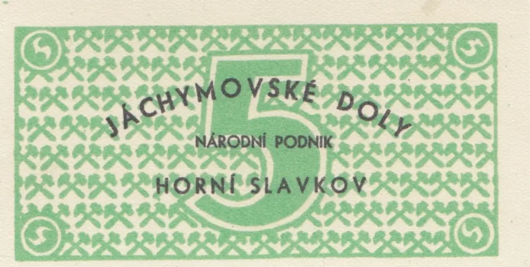 5 korun 1945 from Czechoslovakia, P-unlisted