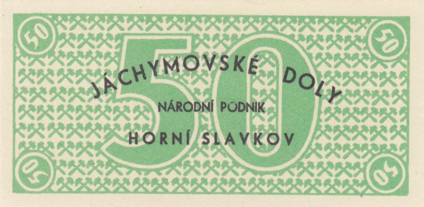50 korun 1945 from Czechoslovakia, P-unlisted (1945) — image 1
