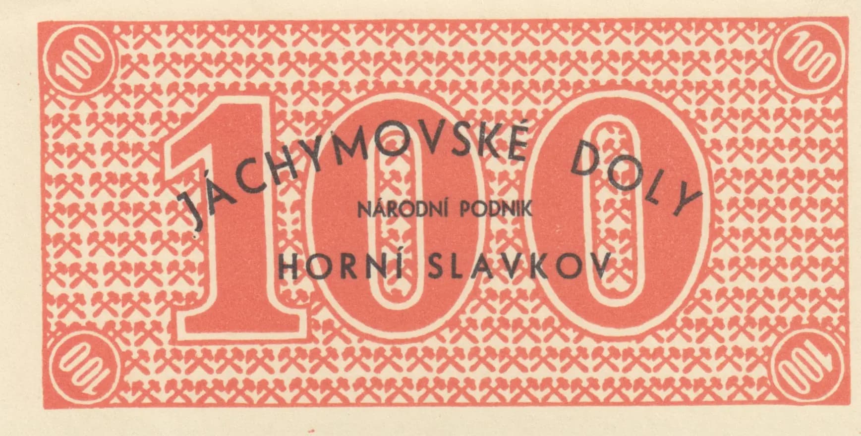 100 korun 1945 from Czechoslovakia, P-unlisted (1945) — image 1