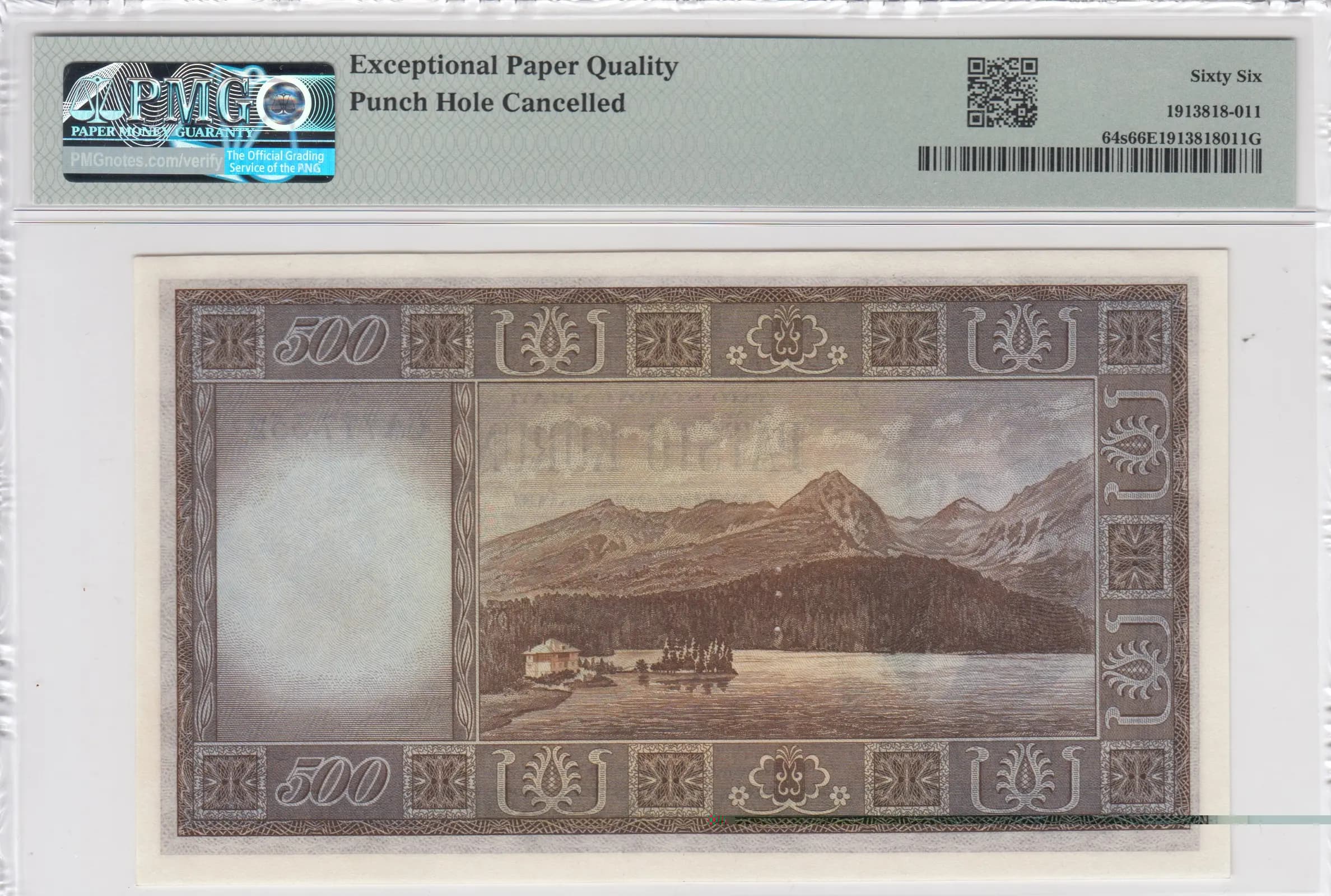 500 korun 1945 specimen from Czechoslovakia, P-64s (1945) — image 2