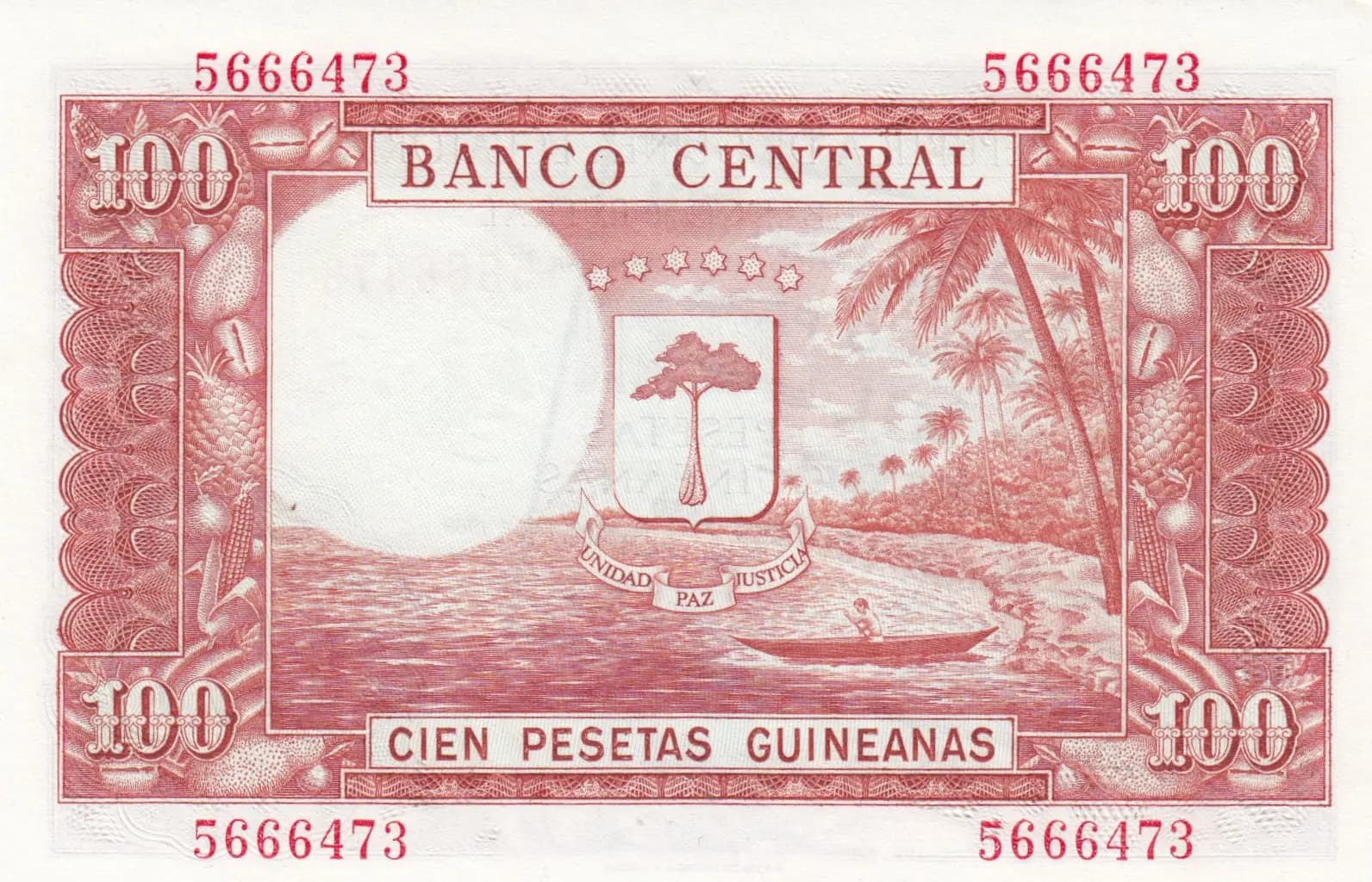 1000 bipkwele 1980 from Equatorial Guinea, P-18 (1980) — image 2