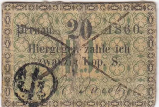 20 kopikat 1860 from Estonia, P-unlisted (1860) — image 1