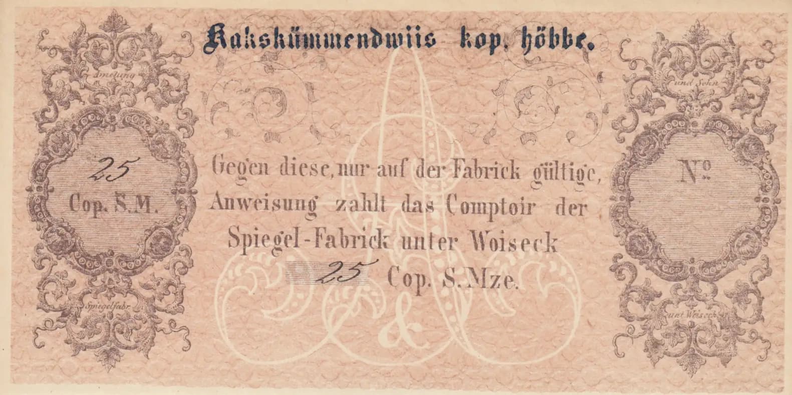 25 kopeek in silver 1830's from Estonia, P-unlisted