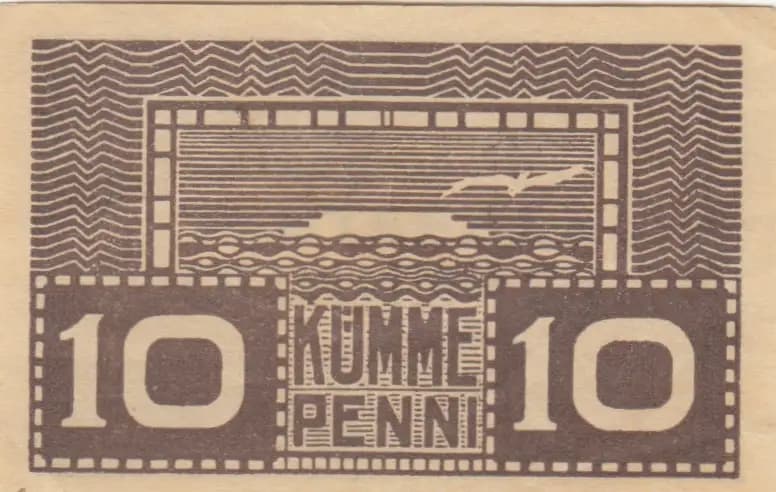 10 penni 1919 from Estonia, P-40
