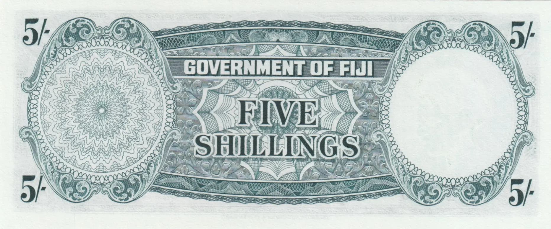5 shillings 1964 from Fiji, P-51d (1964) — image 2