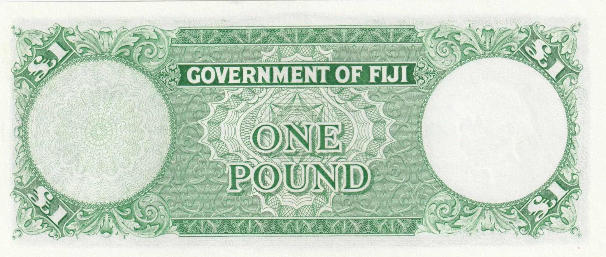1 pound 1965 from Fiji, P-53h (1965) — image 2