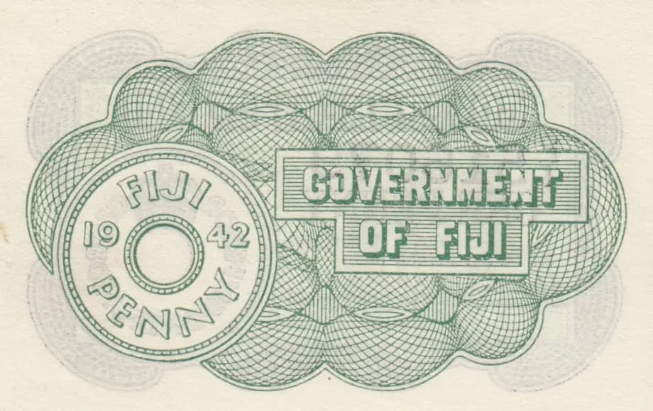 1 penny 1942 from Fiji, P-47 (1942) — image 2