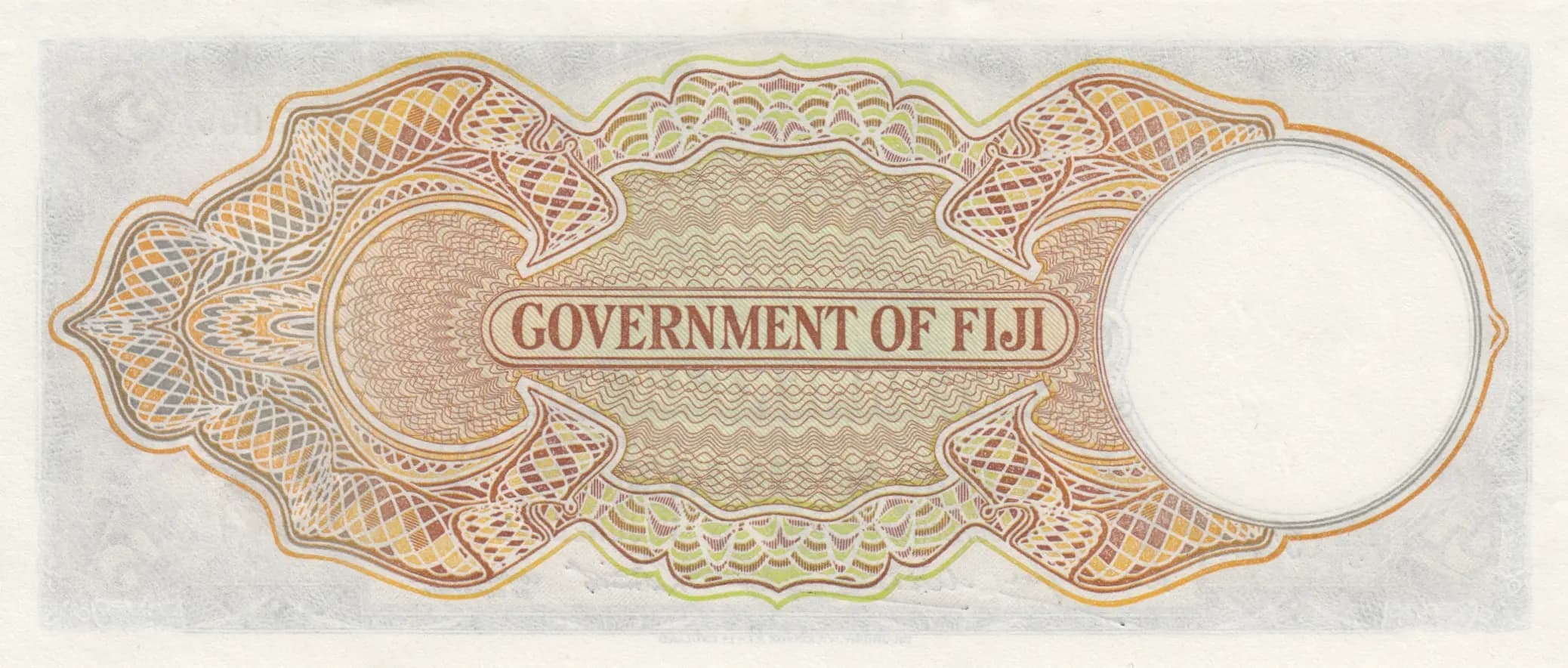 5 shillings 1951 from Fiji, P-37k (1951) — image 2