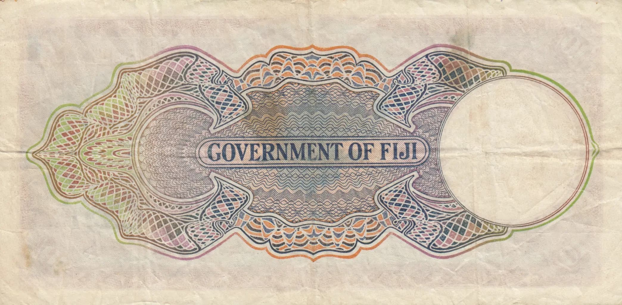 10 shillings 1950 from Fiji, P-38j (1950) — image 2