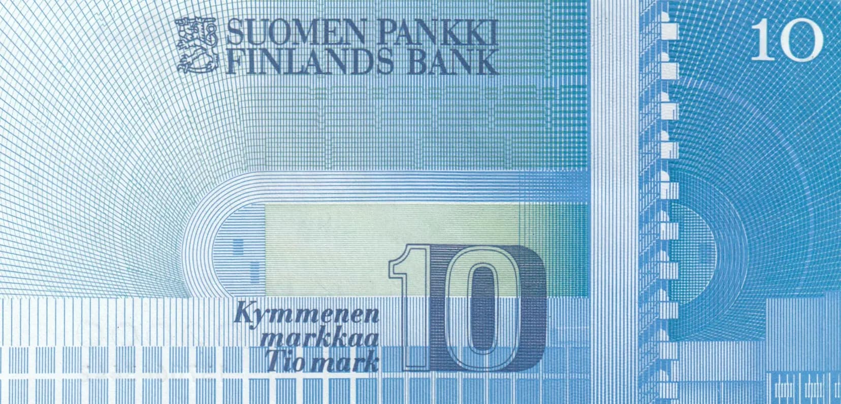 10 markkaa 1986 from Finland, P-113 (1986) — image 2