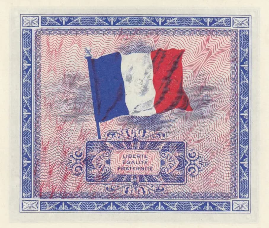 10 francs 1944 from France, P-116 (1944) — image 2