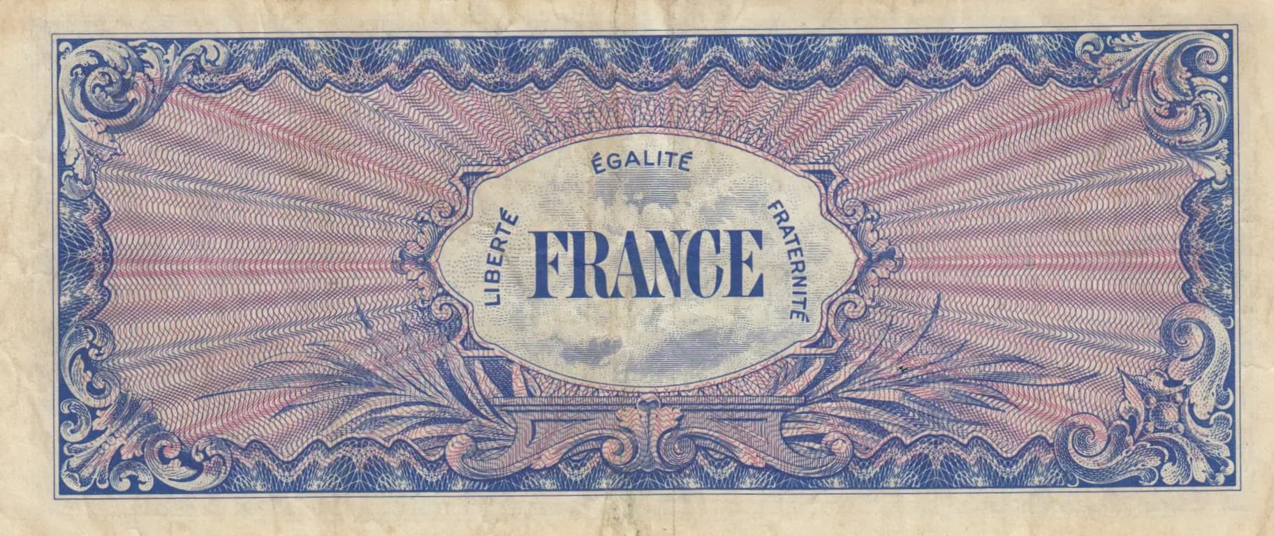 100 francs 1944 from France, P-123a (1944) — image 2