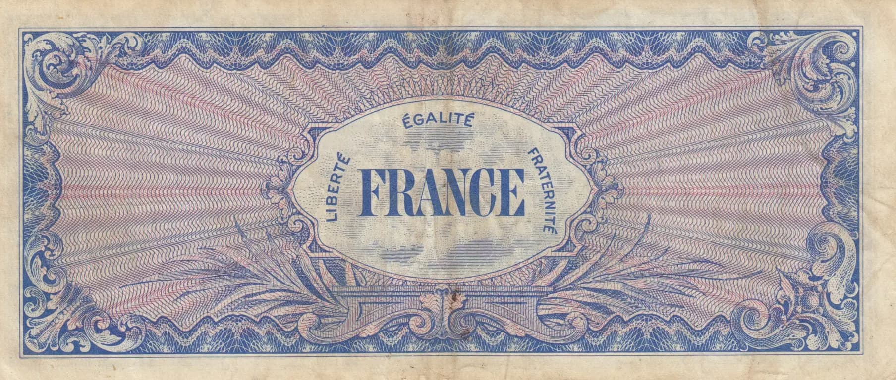 100 francs 1944 from France, P-123b (1944) — image 2