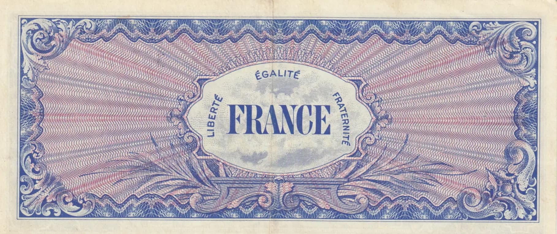 100 francs 1944 from France, P-123c (1944) — image 2