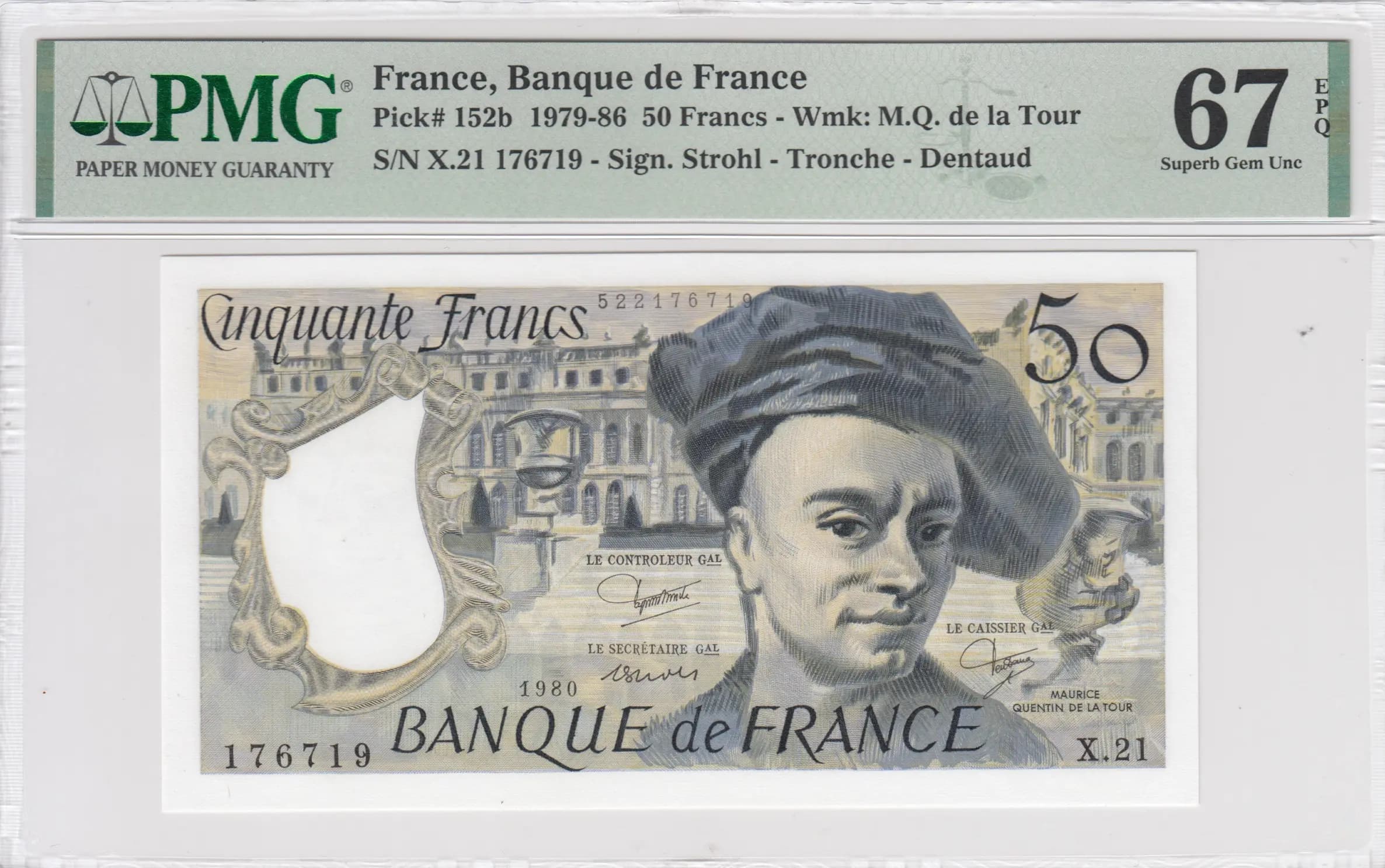 50 francs 1980 from France, P-152b (1980) — image 1