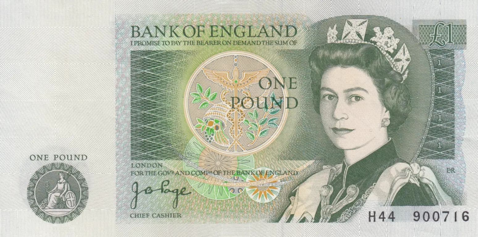 1 pound 1978 from Great Britain, P-377a (1978) — image 1