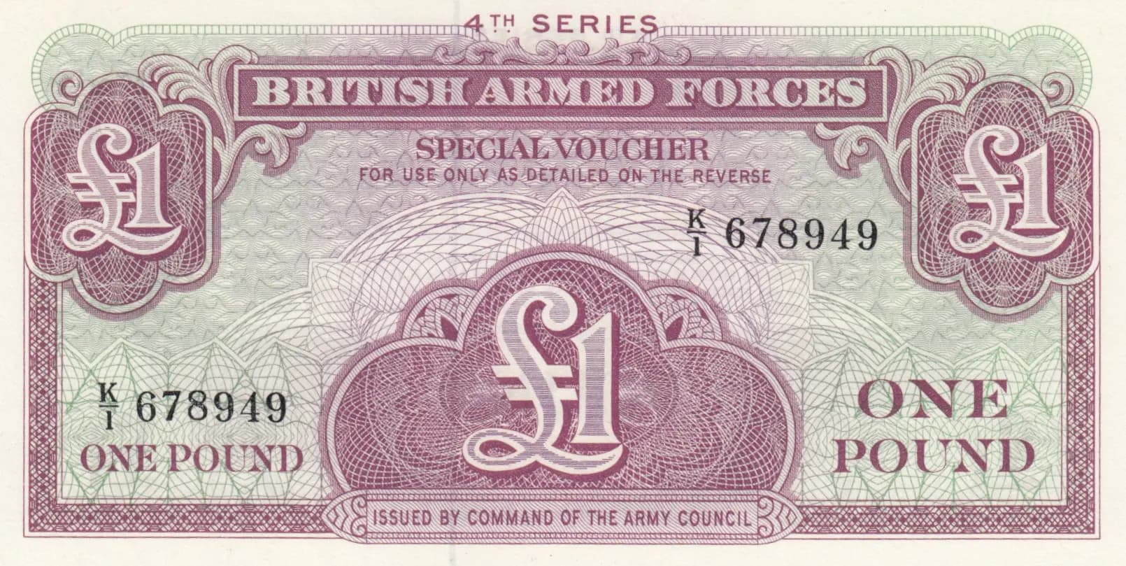 1 pound 1962 from Great Britain, P-M36